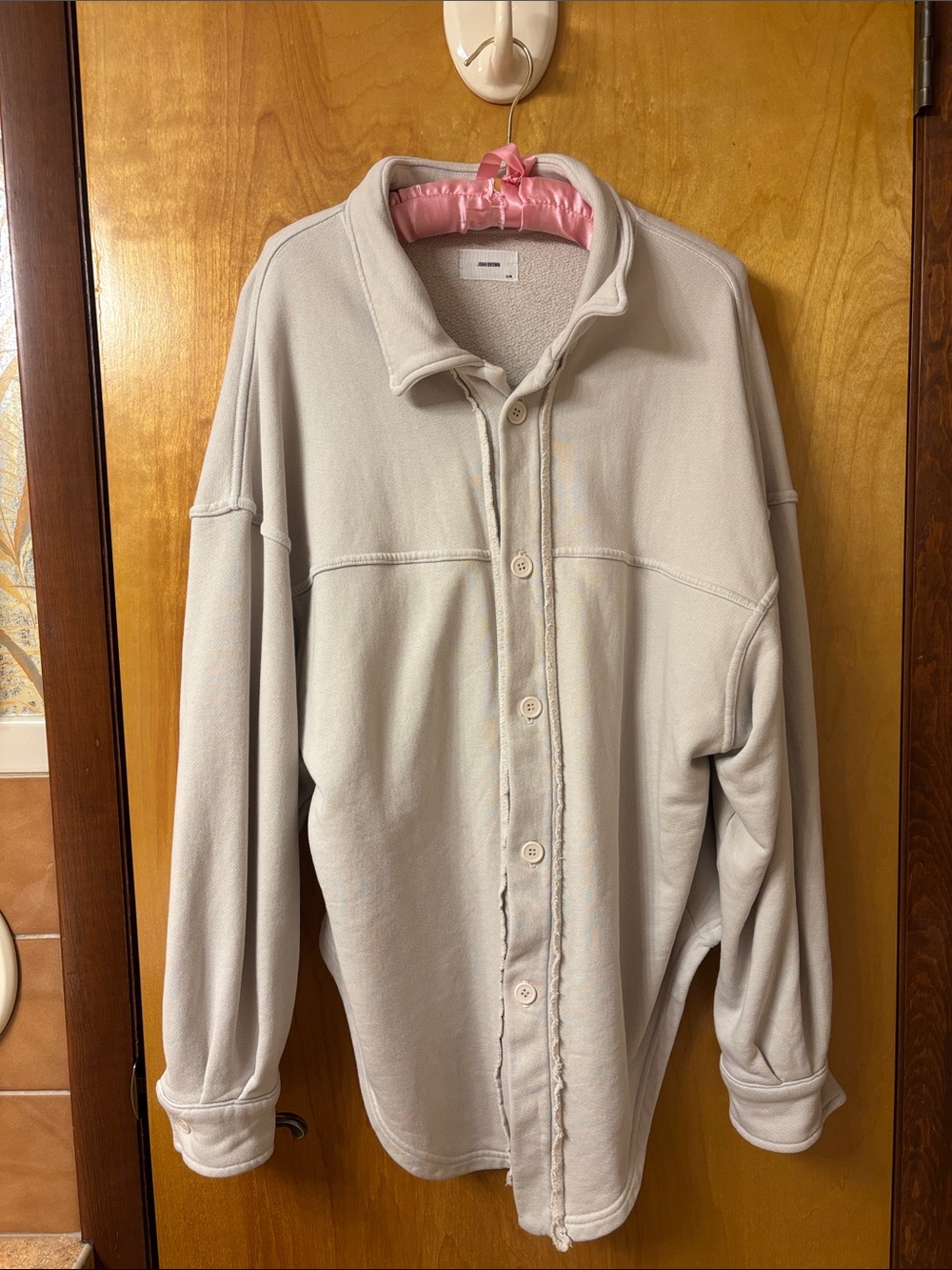Joah Brown Light Cream long sleeve button down. Worn once.